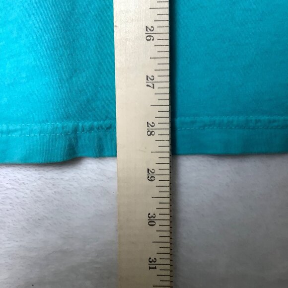 Billabong Team Wave Tee T-Shirt Men Large Aqua Blue 100% Cotton Surfer Beach - Picture 5 of 9